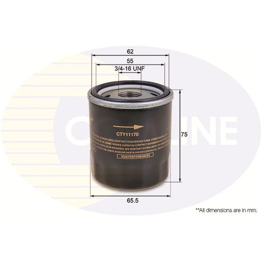 Comline Engine Oil Filter CTY11170