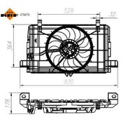 NRF Engine Cooling Fan 470078