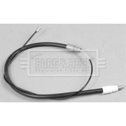 Borg & Beck Handbrake Cable Left Rear BKB2468