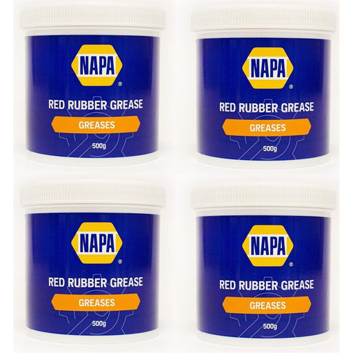 4x NAPA Red Rubber Grease Brake Caliper Pistons & Hydraulic Systems 500g Napa  - Town Parts