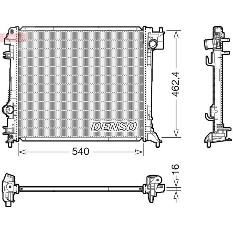 Denso Engine Radiator DRM46063