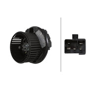 Hella Heater Blower Fan Front 8EW 366 400-651