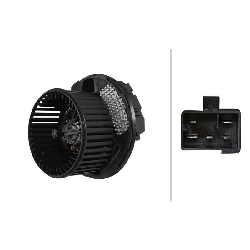 Hella Heater Blower Fan Front 8EW 366 400-651