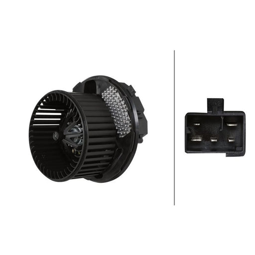 Hella Heater Blower Fan Front 8EW 366 400-651