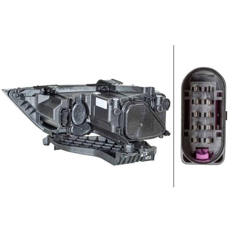 Hella Headlight Headlamp W21W Right 1LG 354 839-041