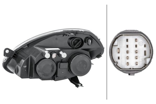 Hella Headlight Headlamp H7/H3 Right
