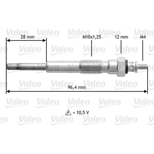 Valeo Diesel Engine Glow Plug 345209