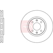 Apec 2 x Vented Front Brake Discs DSK2175