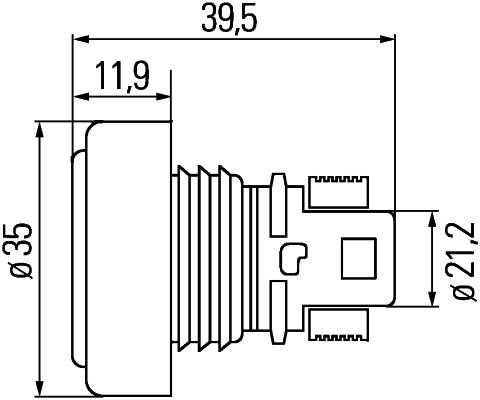 Hella 2BM 340 825-307 Auxiliary Direction Indicator