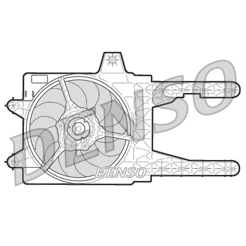 Denso Engine Cooling Fan DER09245
