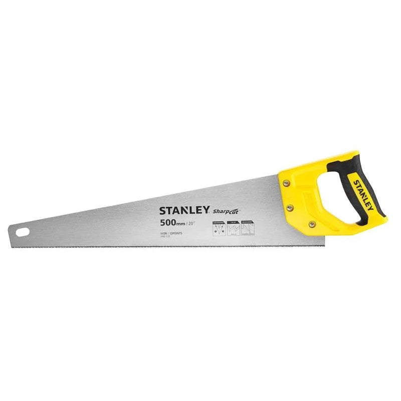 STANLEY® Hand Tools Sharpcut™ Handsaw 500mm (20in) 11 TPI - STHT20371-1