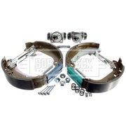 Borg & Beck Brake Shoe Set Axle Kit BBS1009K