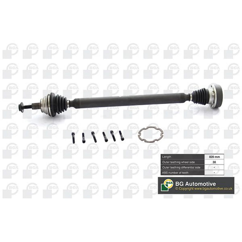 BGA CV Drive Shaft Driveshaft Front Right DS8101R