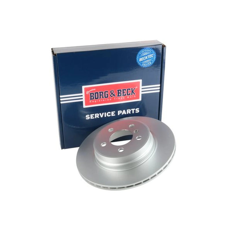 Borg & Beck 2 x Vented Rear Brake Discs BBD7026S