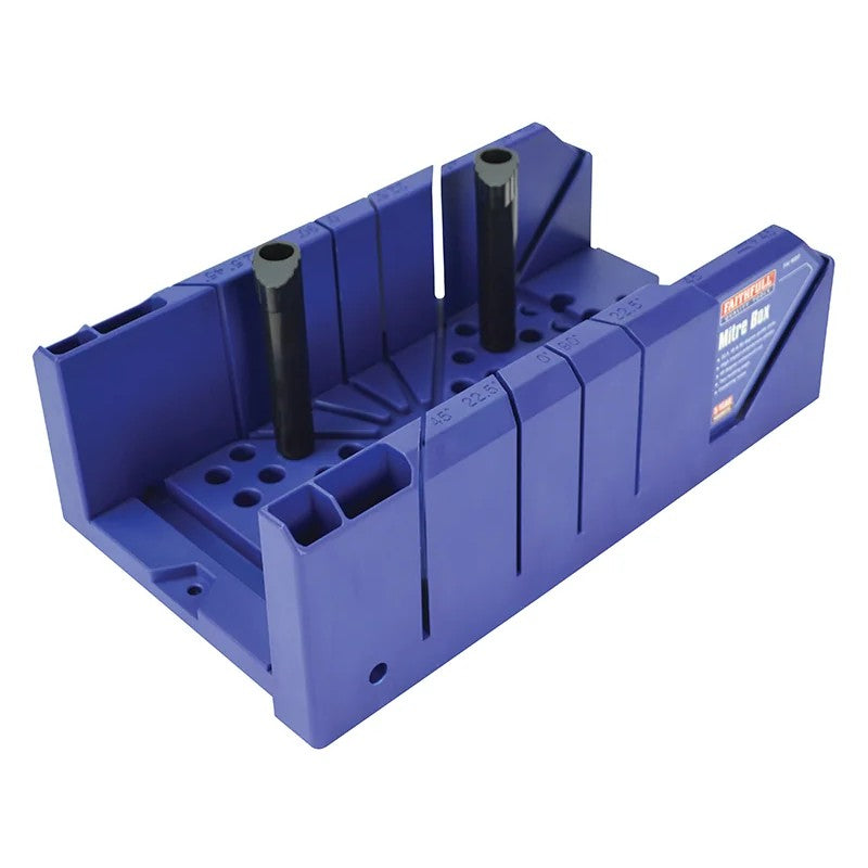 Faithfull Plastic Mitre Box with Pegs 310mm (12.1/4in) - FAIMBP