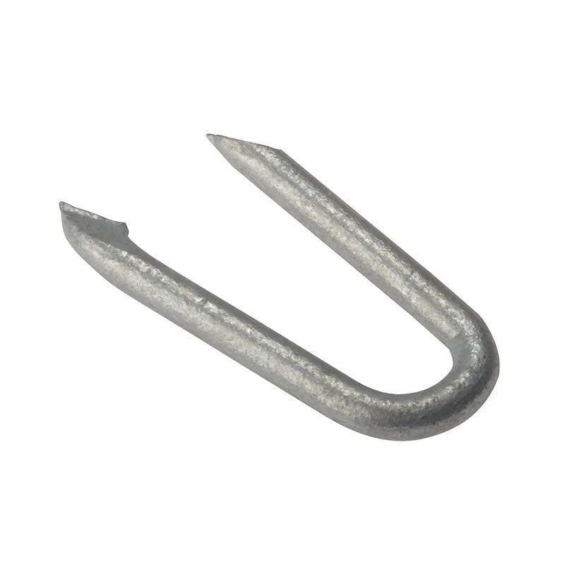 ForgeFix Netting Staple Galvanised Bag Weight 250g 15-30mm
