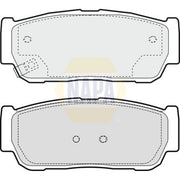 NAPA Rear Brake Pad Set NBP1877