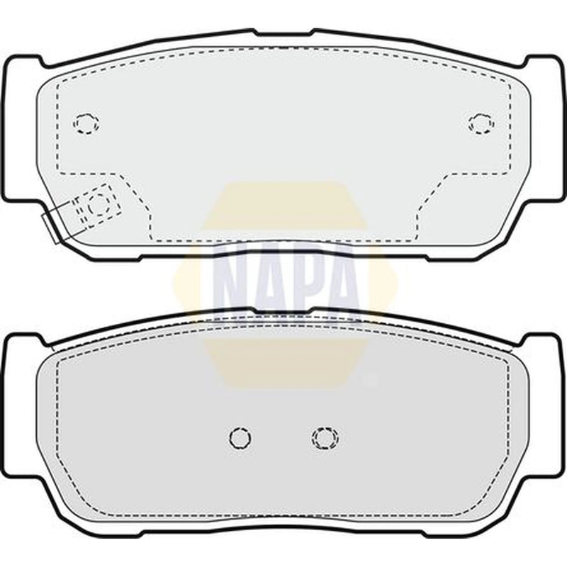 NAPA Rear Brake Pad Set NBP1877