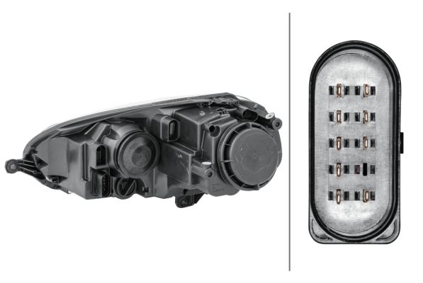 Hella Headlight Headlamp H7/H7 Right