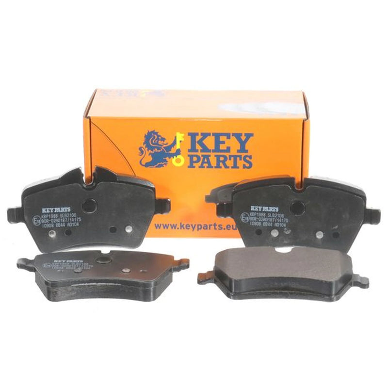 Key Parts 4 x Front Brake Pad Set KBP1988