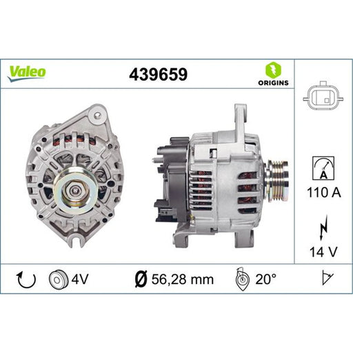 Valeo Car Alternator 12V 439659