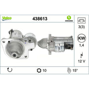 Valeo Starter Motor 12V 1.4kW 10 Teeth 438613