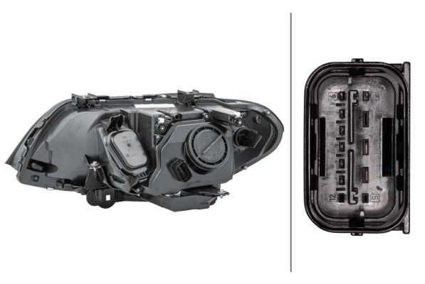 Hella Headlight Headlamp H10W Right