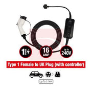 Apec Electric Vehicle Charging Cable Charging plug type 1 AEC104