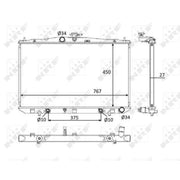 NRF Engine Radiator 58611