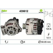 Valeo Car Alternator 12V 439612