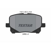Textar Front Brake Pad Set 2452201