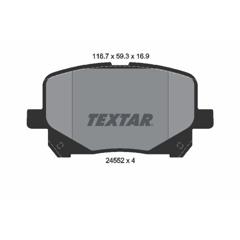 Textar Front Brake Pad Set 2452201