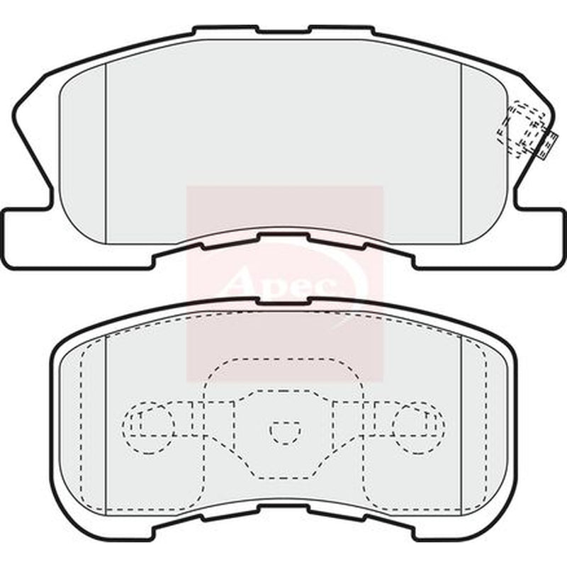 Apec Front Brake Pad Set PAD1148
