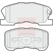 Apec Front Brake Pad Set PAD1148
