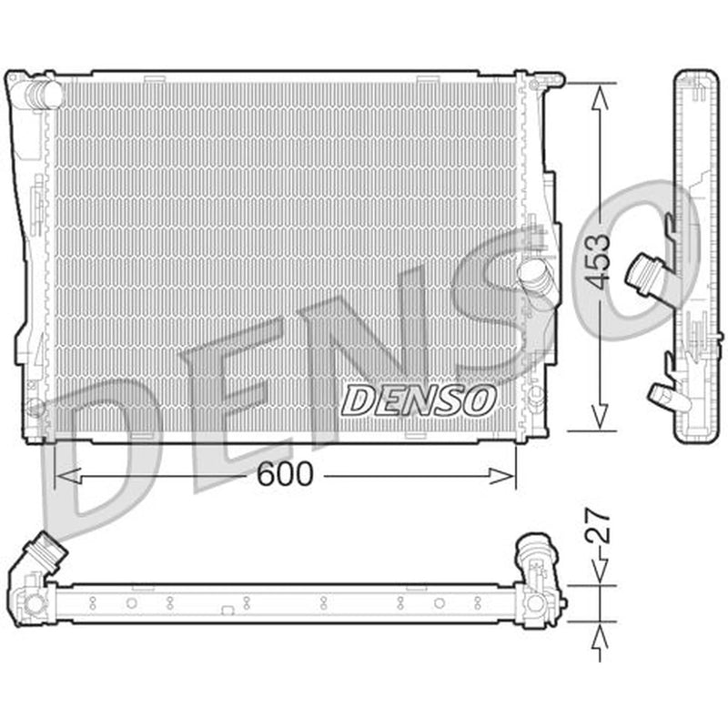 Denso Engine Radiator DRM05073