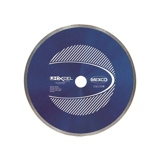 MEXCO UHXCEL Ultra Hard Materials Diamond Blade 250 x 25.4mm - UHXCEL25025
