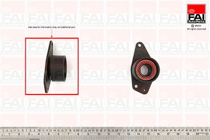 FAI Timing Belt Deflection Pulley/Guide Pulley OD ID Wide