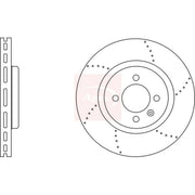 Apec 2 x Perforated/Vented Rear Brake Discs DSK2777
