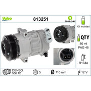 Valeo Air Conditioning Compressor 813251