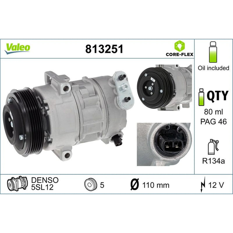 Valeo Air Conditioning Compressor 813251