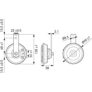 Hella Car Horn Signal Unit 3AL 922 000-951