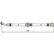 Apec Brake Hydraulic Hose Line Front Right HOS4049