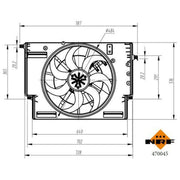 NRF Engine Cooling Fan 470045