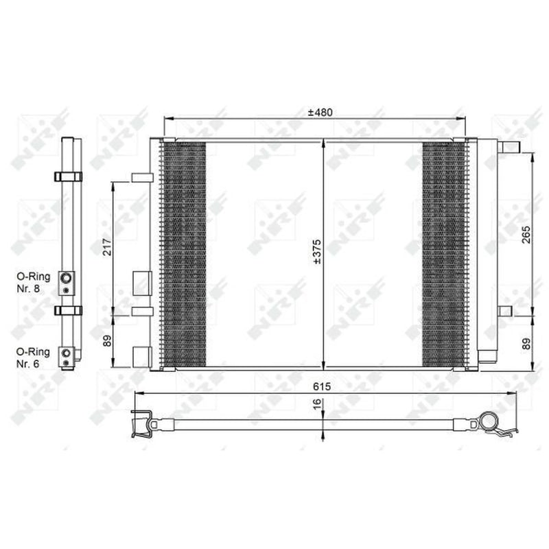 NRF Air Conditioning Condenser 350095