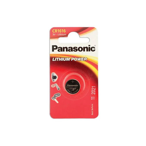 Panasonic Coin Cell Battery CR1616 3V 1pc x 12 - CPL