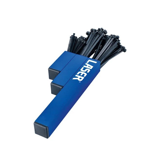 Laser Tools Magnetic Cable Tie Holder inc Cable Ties 200pc - PL