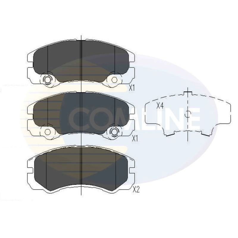 Comline 4 x Front Brake Pad Set CBP41241