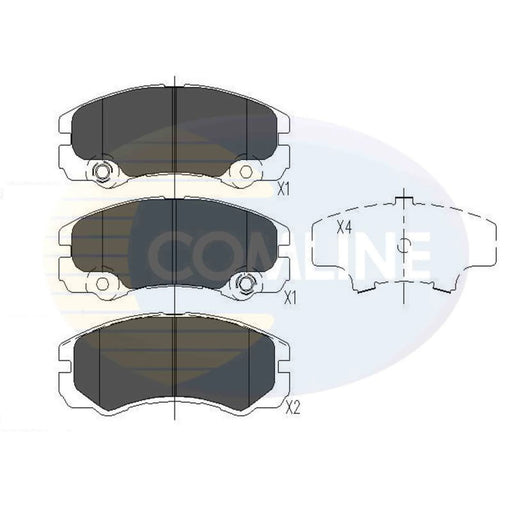 Comline 4 x Front Brake Pad Set CBP41241