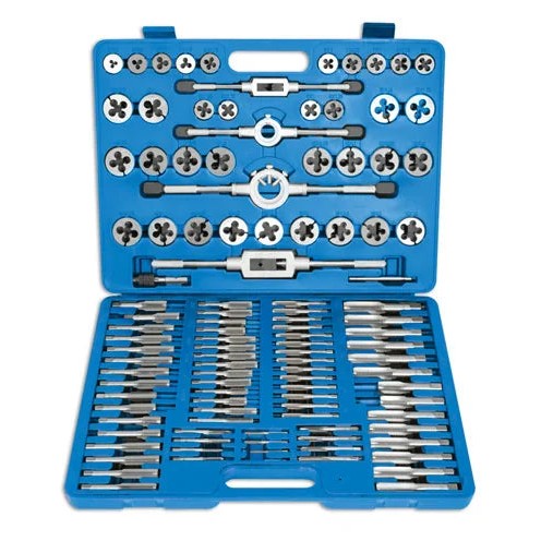 Laser Tools Metric Tap & Die Set 110pc - PL