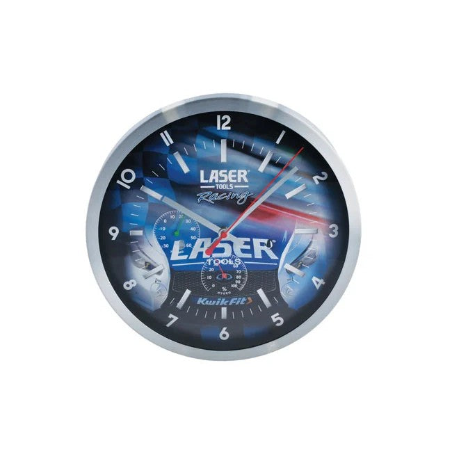 Laser Tools Racing Wall Clock - PL